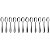 Kit 12 Colheres de Chá Hercules Monterrey Aço Inox 1340-007 - Imagem 1