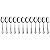 Kit 12 Colheres de Chá Hercules Classique Aço Inox 493-007P - Imagem 1