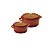 Kit Conjunto Caçarola Hercules Revestimento Ceramico Indução Laranja 1,4L + 2,4L - Imagem 1