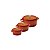 Kit Conjunto Caçarola Hercules Revestimento Ceramico Indução Laranja 1,4L + 2,4L + 4,3L - Imagem 1