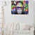 Quadro Canvas Macaco Colorido - Imagem 1