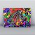Quadro Canvas Zebra Colorida - Imagem 2