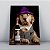 Quadro Canvas Cachorro e Vinho - Imagem 1