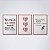 Trio Quadro Canvas Kit Confiança e Fé - Imagem 1