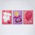 Trio Quadro Canva Infantil Menina - Imagem 1