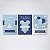 Trio Quadro Canvas Bem Vindo - Imagem 1