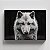 Quadro Canvas Lobo - Imagem 1