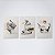 Trio Quadro Canvas Musa de Pedra - Imagem 1