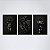 Trio Quadro Canvas Musa de Ferro - Imagem 1