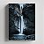 Quadro Canvas Cachoeira Neve - Imagem 1