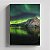 Quadro Canvas Noite Aurora Boreal - Imagem 1