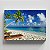 Quadro Canvas Praia Cristalina - Imagem 1