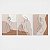 Trio Quadro Canvas Silhueta Mulher - Imagem 1