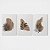 Trio Quadro Canvas Folhas P&D - Imagem 1