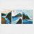 Trio Quadro Canvas Paisagens Água - Imagem 1
