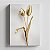 Quadro Canvas - Tulipa Douradas - Imagem 1