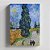 Quadro Canvas Road With Cypress and Star - Imagem 1