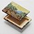Quadro Canvas Olive Trees with Yellow Sky and Sun - Imagem 2