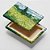 Quadro Canvas Green Wheat Field with Cypress - Imagem 2