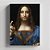 Quadro Canvas Salvator Mundi - Imagem 1