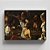 Quadro Canvas Card and Backgammon Players. Fight over Cards - Imagem 1