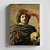 Quadro Canvas Young Man with a Skull - Imagem 1