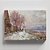 Quadro Canvas Lavacourt, l'hiver - Imagem 1