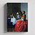 Quadro Canvas Girl with Glass of Wine - Imagem 1