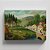 Quadro Canvas Pastoral Landscape with Stream, Fisherman and Walkers - Imagem 1