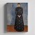 Quadro Canvas Inger in Black and Violet - Imagem 1