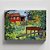 Quadro Canvas Garden with Red House - Imagem 1