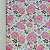 Sintético Doll/Dollaro Floral Pink 50cm - Imagem 2