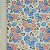 Sintético Doll/Dollaro Floral Azul 50cm - Imagem 2