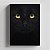 Quadro Canvas Gato Preto - Imagem 1