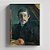 Quadro Canvas Self-Portrait with Halo and Snake - Imagem 1