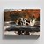 Quadro Canvas Hunting Dogs in Boat - Waiting for the Start - Imagem 1