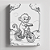 Quadro Canvas Para Pintura Macaquinho de Bicicleta - Imagem 1