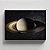 Quadro Canvas Planeta Saturno 30cmX45cm Borda Infinita CHASSI 2cm OUTLET - Imagem 1