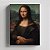 Quadro Canvas Mona Lisa 30cmX45cm Borda Infinita CHASSI 2cm OUTLET - Imagem 1