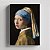 Quadro Canvas Girl with a Pearl 40cmX60cm Borda Infinita CHASSI 2cm OUTLET - Imagem 1