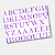 DTF UV Tamanho A4 (29x21cm) - ALFABETO (VARIOS MODELOS) - Imagem 18