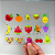 DTF UV Tamanho A5 (21x15cm) - Frutas Felizes - Imagem 2