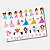 DTF UV Tamanho A4 (29x21cm) - PRINCESAS - Imagem 1