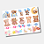 DTF UV Tamanho A5 (21x15cm) - Baby Urso - Imagem 1