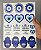 Adesivos Stickers Olho Grego - 30 unidades - Imagem 2