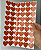 Adesivos Stickers Corações - 108 unidades - Imagem 2