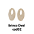 Brinco em MDF modelo Oval - kit 10 pares - Imagem 1