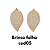 Brinco em MDF modelo folha 05 - kit 10 pares - Imagem 1