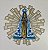 Mandala Nossa Senhora Aparecida em camadas - quadro decoração Nossa Senhora Aparecida - Imagem 1