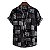Camisa masculina solta de verão com manga curta - Imagem 21